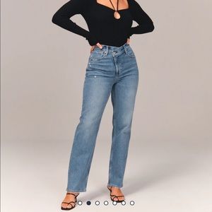 Abercrombie Criss-Cross Straight Jeans - US 29